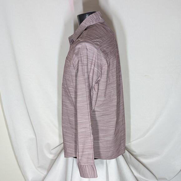 Apt. 9 Men's L/S Premier Flex Dress/Casual Shirt Purple Large - Picture 2 of 4